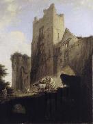 View of Part of Ludlow Castle in Shropshire William Hodges